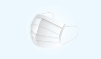 マスクの着用、咳エチケット